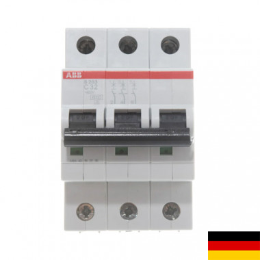 Автоматический модульный выключатель ABB 3п C S203 6кА 32А 2CDS253001R0324