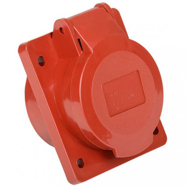 Розетка силовая (3Р+Е+N) 16А 380В IP 44