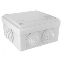 Коробка ответвит. с 6 кабельными вводами д.25мм IP55 100х100х50мм